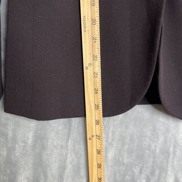 J. Crew Factory Classic Work Blazer Black Womens 6 Careerwear 2 Button Front - Picture 9 of 12